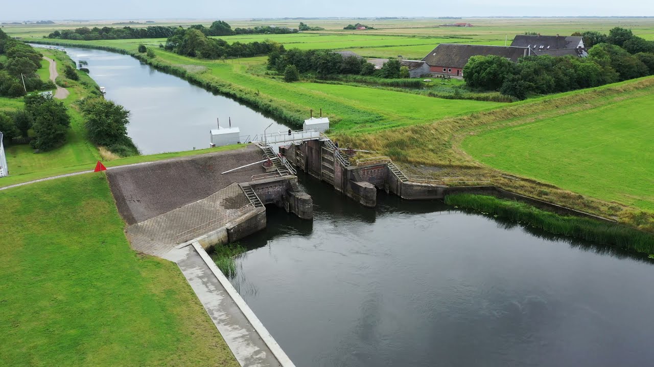 #D&auml;nemark #Vid&aring;slusen & #H&oslash;jer Sluse by drone