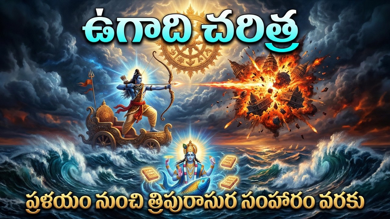 ఉగాది ఎందుకు జరుపుకుంటారు?  ప్రళయం నుంచి త్రిపురాసుర సంహారం వరకు దాగిన రహస్యాలు