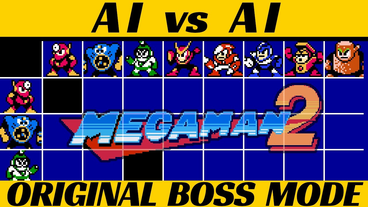 Mega Man 2 - Original Boss Mode: No.1 League | CPU Battle