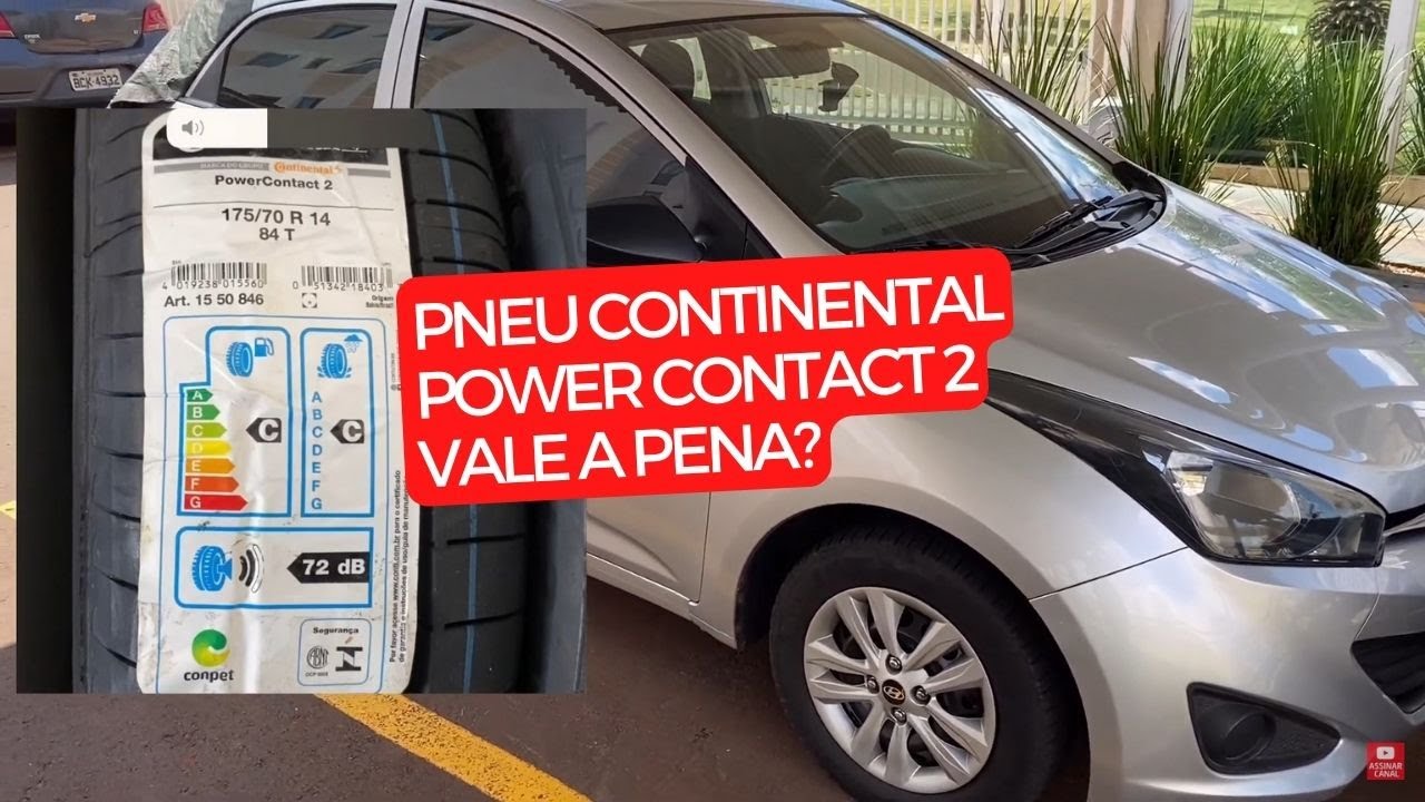 PNEU CONTINENTAL ARO 14 POWERCONTACT 2 175/70R14 84T VALE A PENA?