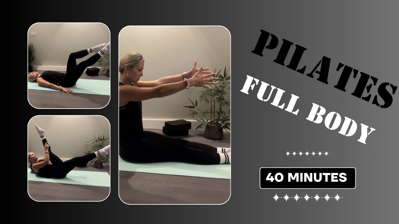 40 MIN PILATES Workout Class for Full Body (No Equipment Needed) - At Home Pilates Beginner Friendly