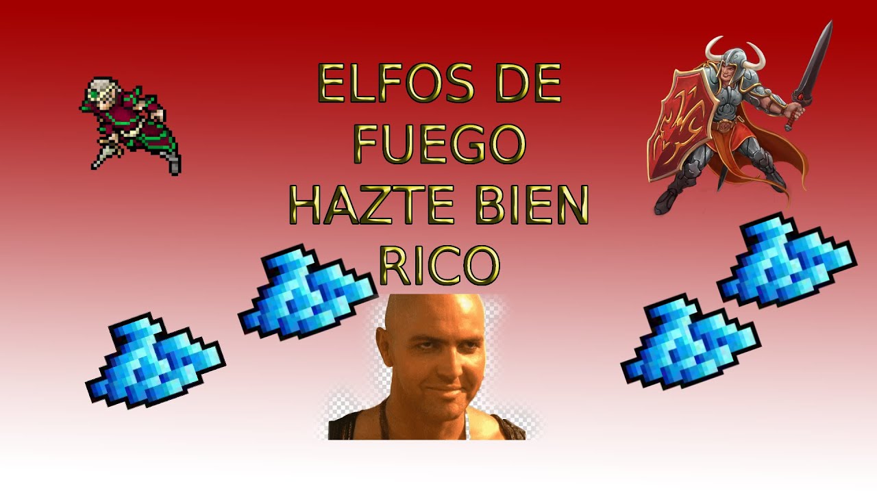 ⚔️Ek 700⚔️ ELFOS DE FUEGO 7kk exp 150%  1kk profit  TIBIA