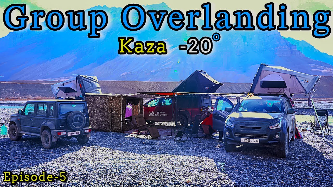 COLDEST Car Camping in SPITI KAZA | Winter Spiti | #campinginindia | @knowadi @ManAndMotor2