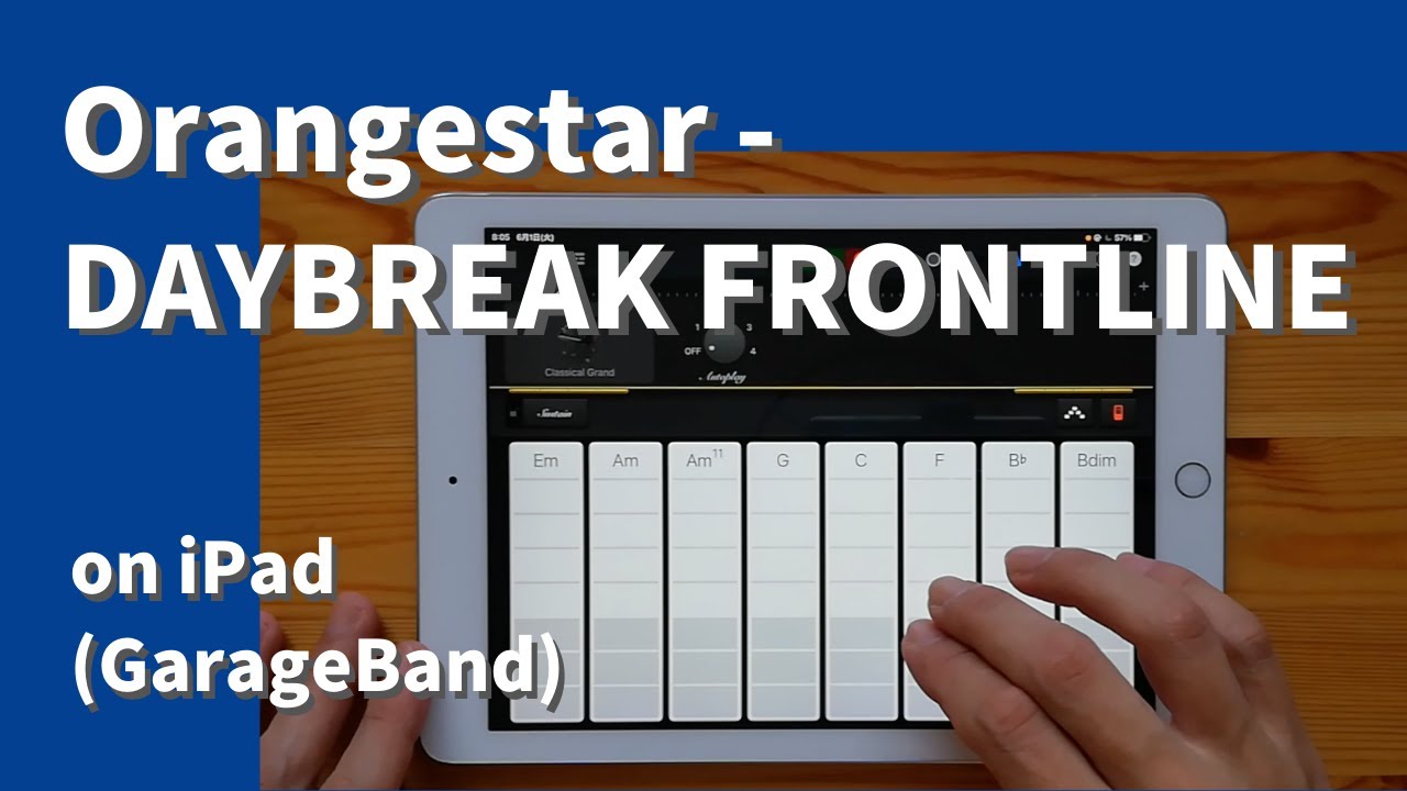 Orangestar - DAYBREAK FRONTLINE  feat.初音ミク on iPad(GarageBand iOS × Mobile VOCALOID Editor)//ガレージバンド