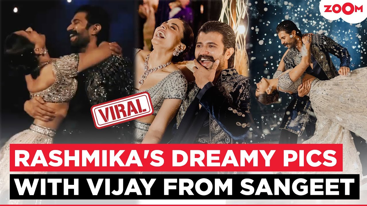 Rashmika Mandanna-Vijay Deverakonda’s Sangeet Night-FIRST Pics Out | Watch Inside Visuals
