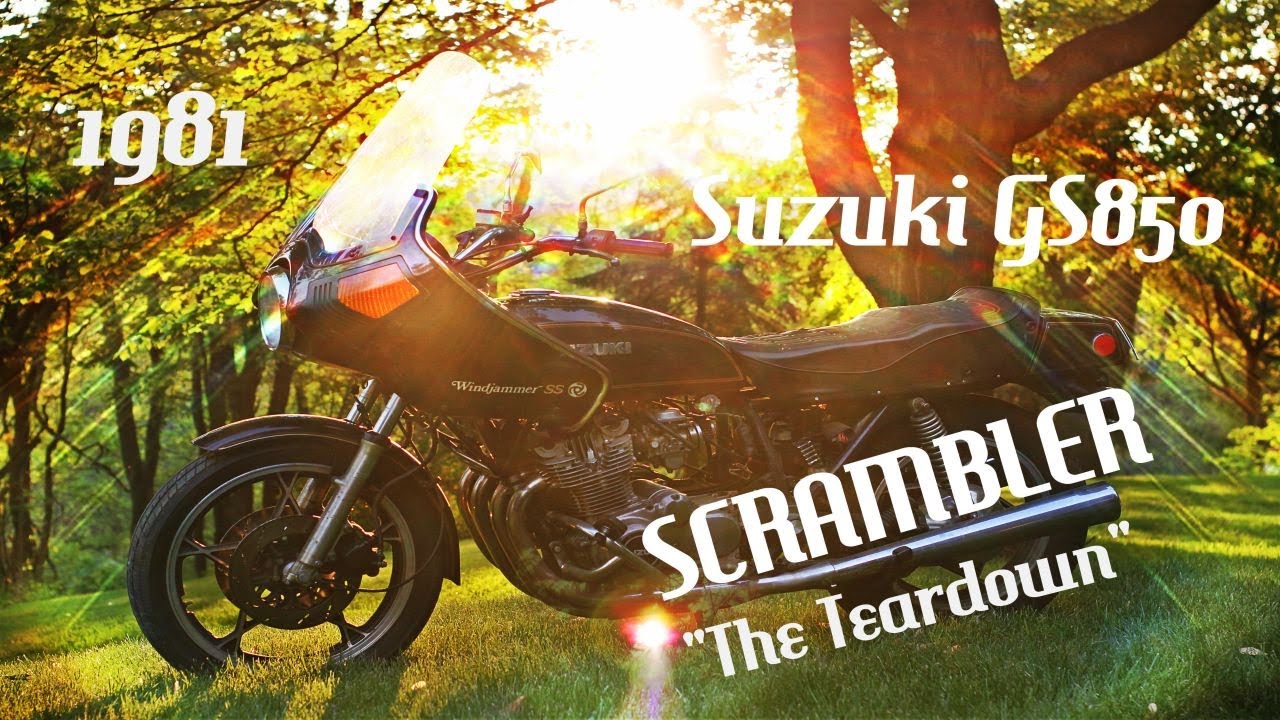 Suzuki GS850 SCRAMBLER Motorcycle Build #3  