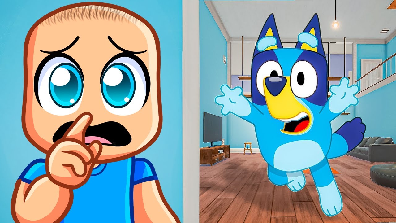 EXTREME HIDE AND SEEK with BLUEY!