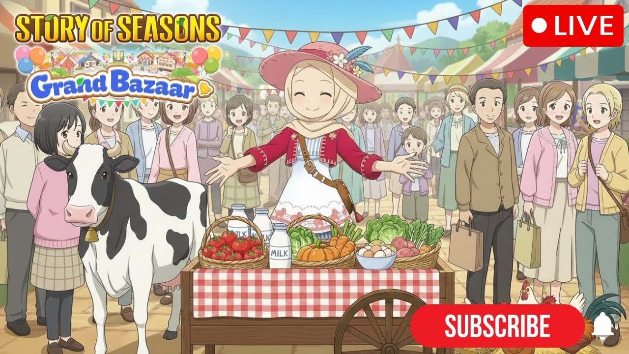 🔴LIVE - Cozy Farming: Menikmati Suasana Oranye Musim Gugur 🍁