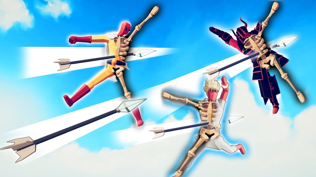 NECROMANCY ARROW TURN EVERYONE INTO SKELETON | TABS - Totally Accurate Battle Simulator