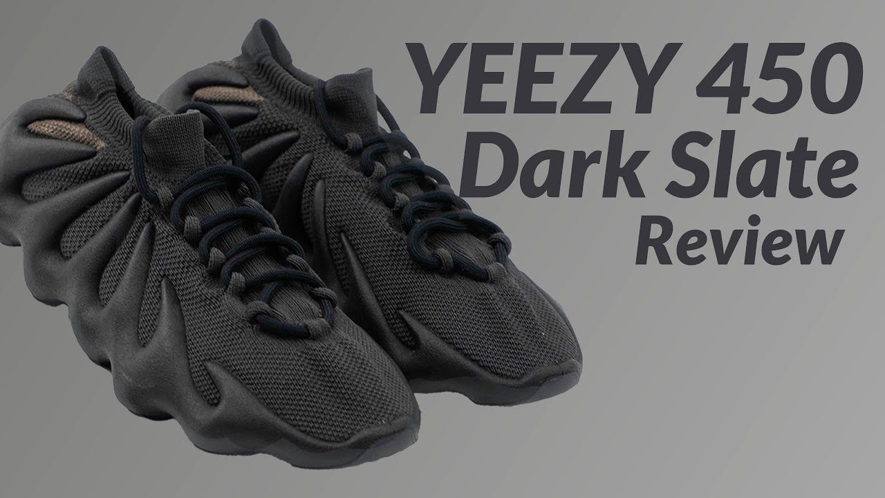 FIRST IN HAND LOOK & REVIEW:  YEEZY 450 "DARK SLATE"