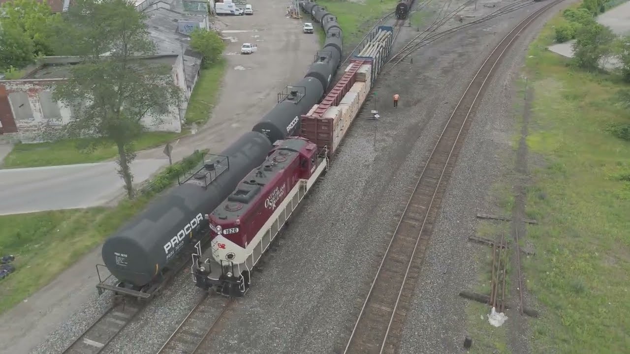 RAILREEL All In A Days Work Ontario Southland Railway OSR 1620 Woodstock Ontario June 17 2026