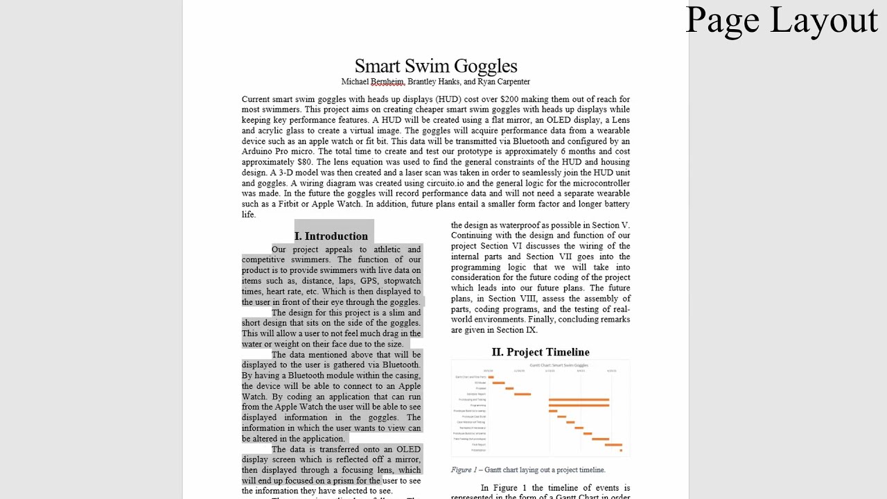 IEEE Formatting On Word