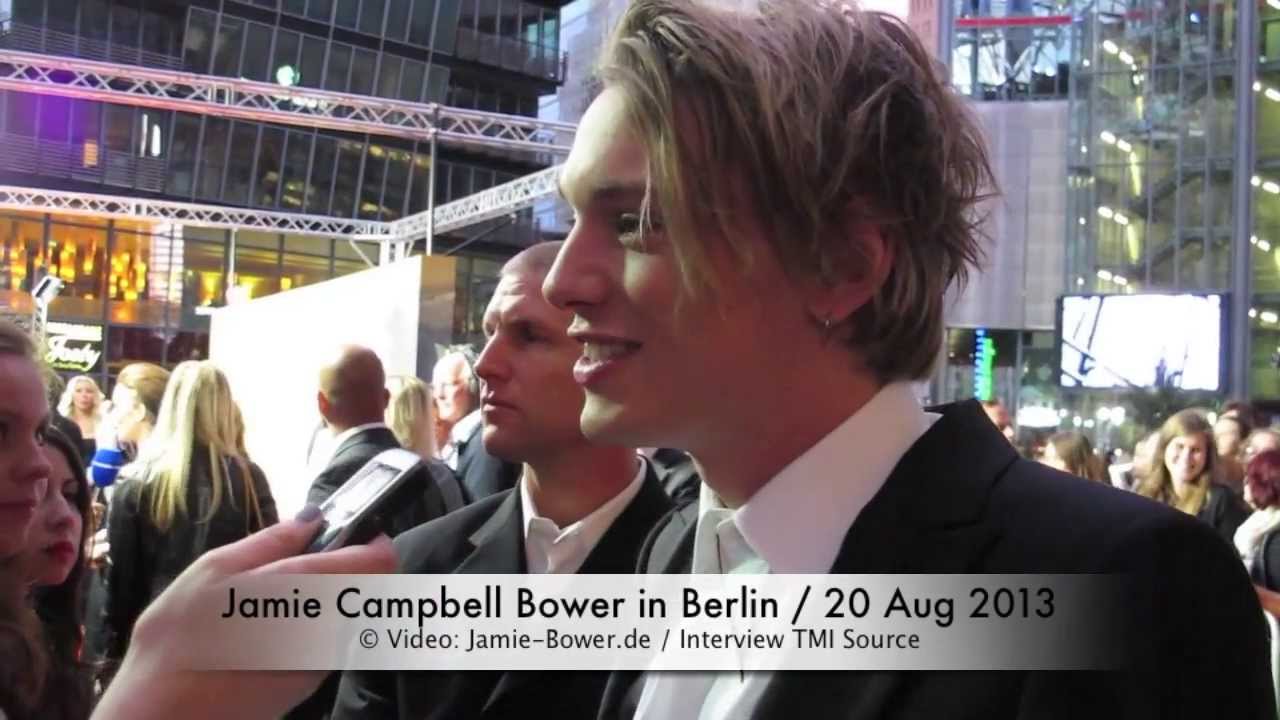 Jamie Campbell Bower Interview - Europapremiere City Of Bones Berlin 20 August 2013