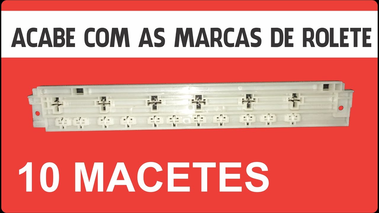 acabe com as marcas de roletes - 10 MACETES