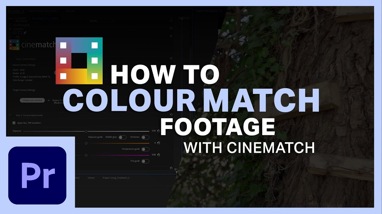How to colour match footage using CineMatch by FilmConvert