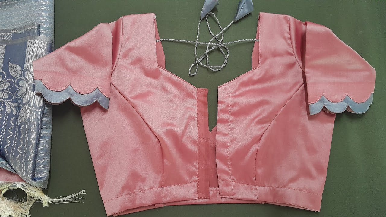 princess cut blouse cutting stitching//front Back side joint problem easy tips 
