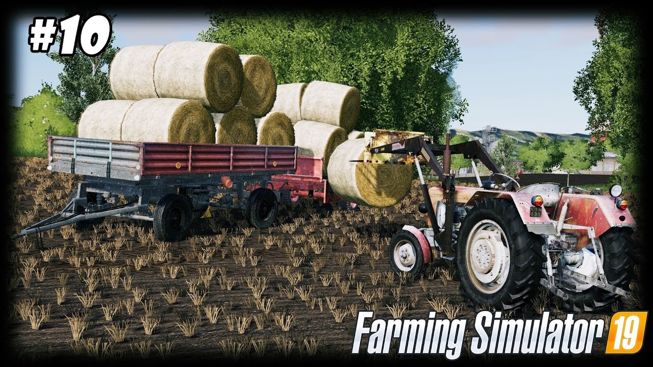 ㋡ POSTĘPOWY ROLNIK  ▶ＦＳ １９◀ Tragiczne zbieranie belek  *wywaliło się ?*