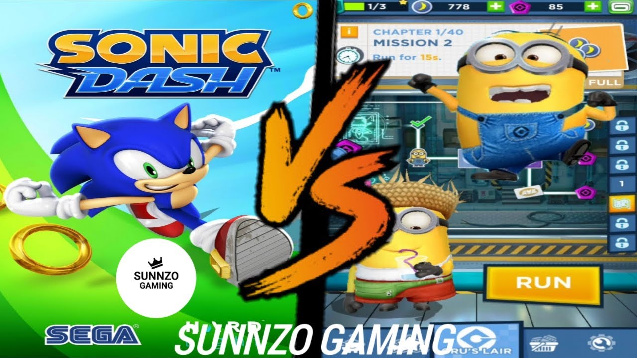 MINION RUSH SUMMER CONTEST VS SONIC DASH