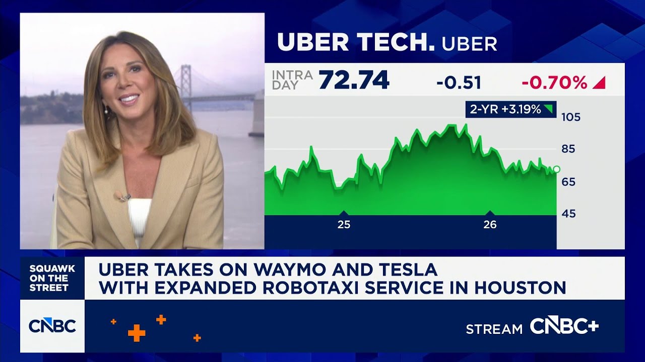 Uber бросает вызов Waymo и Tesla, расширяя сервис роботакси в Хьюстоне