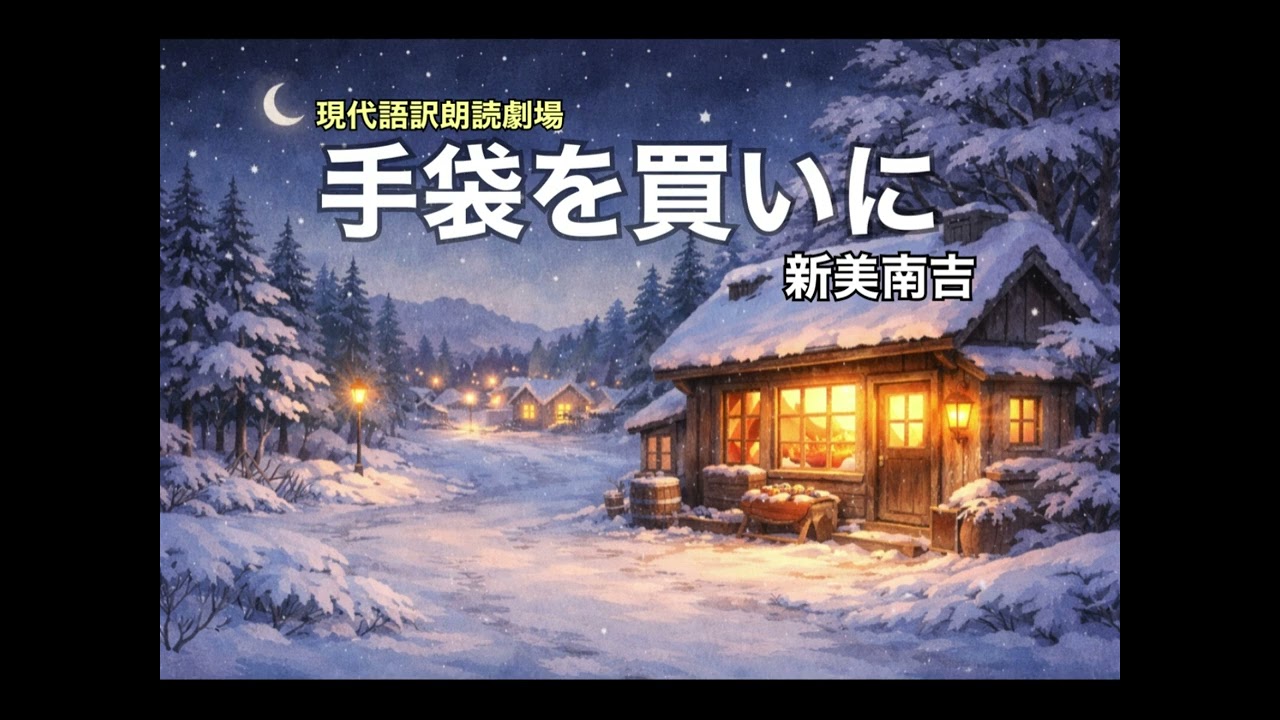 【現代語訳】手袋を買いに｜新美南吉｜約10分の読み聞かせ