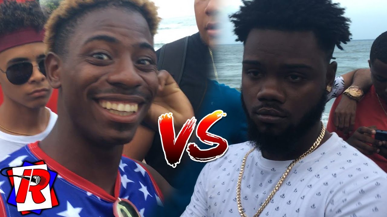 🔪CUAL ES EL MAS TIGUERE? MAMPULOBLACK VS. BOMBO TITUAR - BATALLA DE CHISTYLE EN GUIBIA