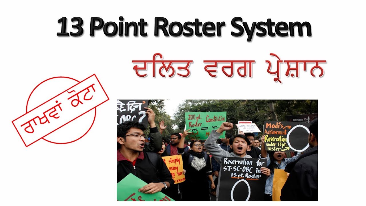 13 Point Roster System