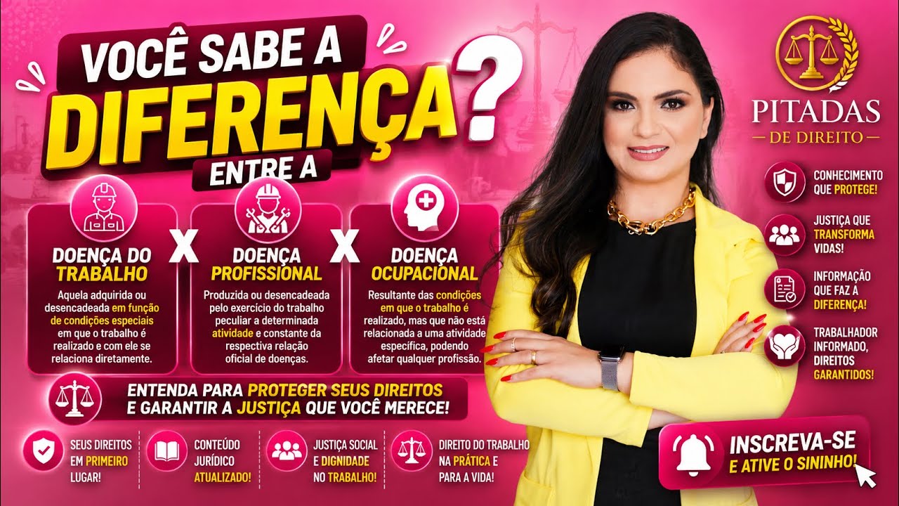 Voc&ecirc; sabe a diferen&ccedil;a entre doen&ccedil;a do trabalho, doen&ccedil;a profissional e doen&ccedil;a ocupacional?