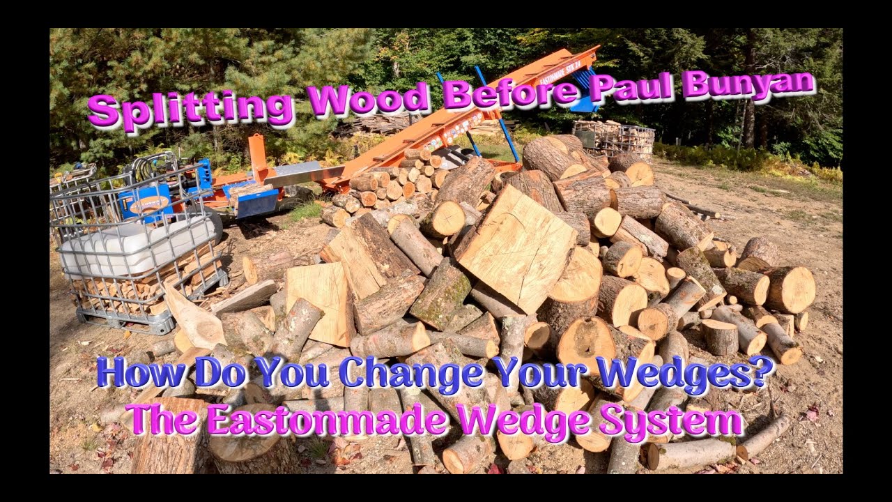 Winter Therapy - How Do You Change Your Wedge? #firewood #woodsplitter #eastonmade