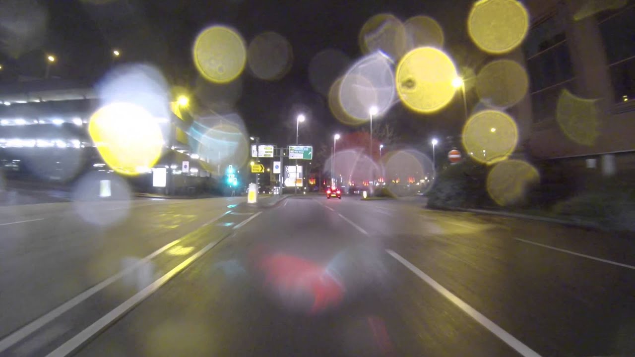 Let's Go for a Drive - Birmingham at Night - GoPro