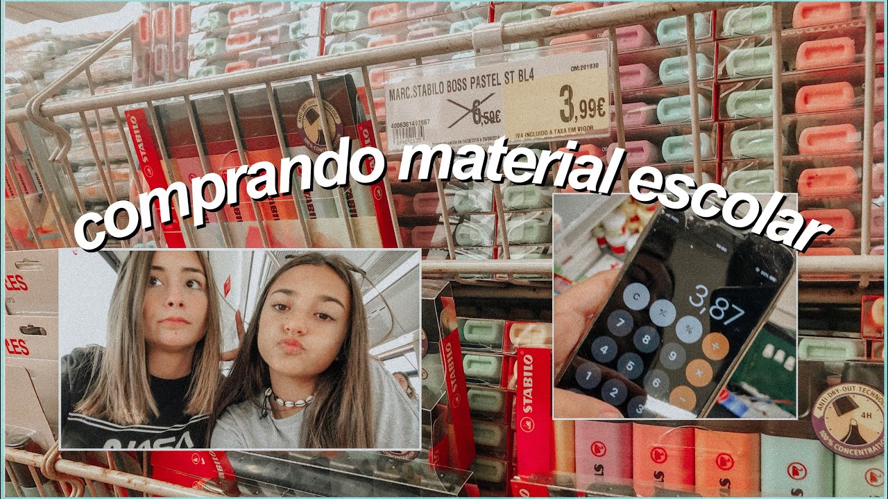 comprando material escolar na gringa (vlog)
