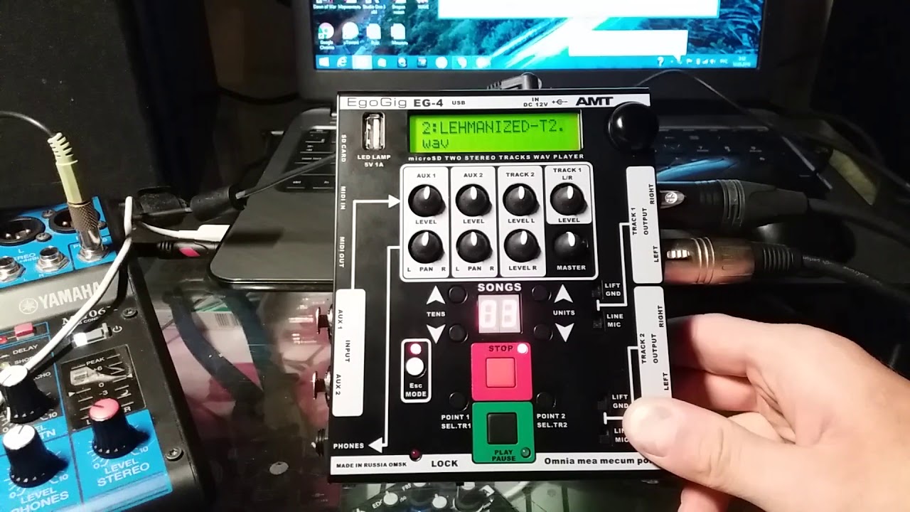 AMT EgoGig EG-4 - пример работы с прибором