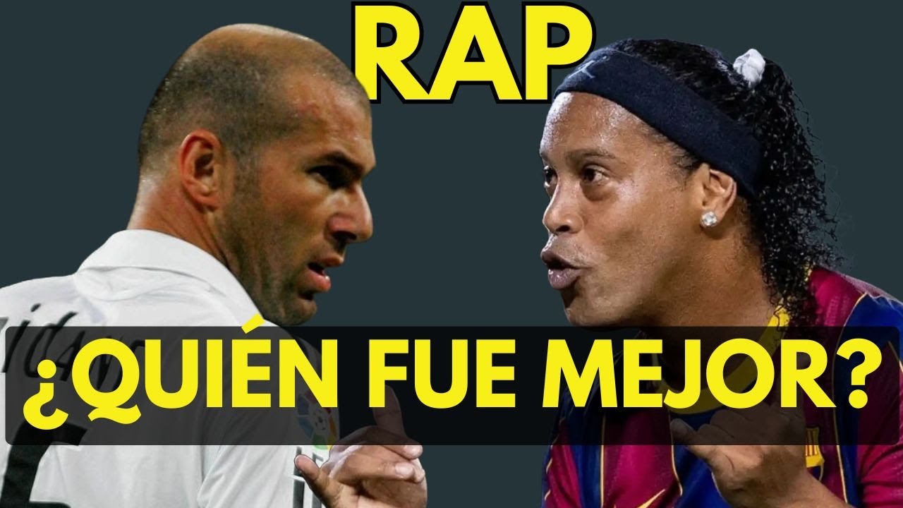 ZIDANE vs RONALDINHO - Comparativa versión RAP