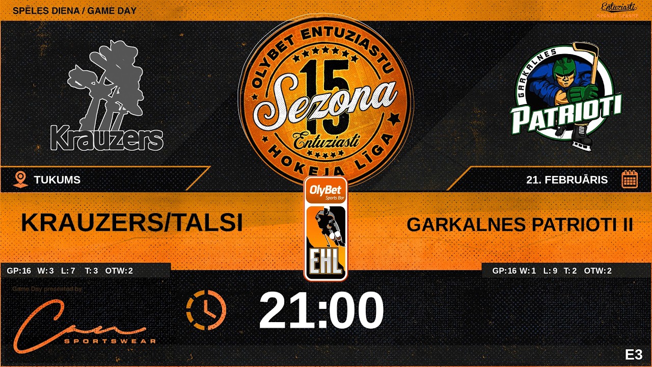 2026 02 21 | KRAUZERS/TALSI (KRZ) - GARKALNES PATRIOTI II (GP2) | E3