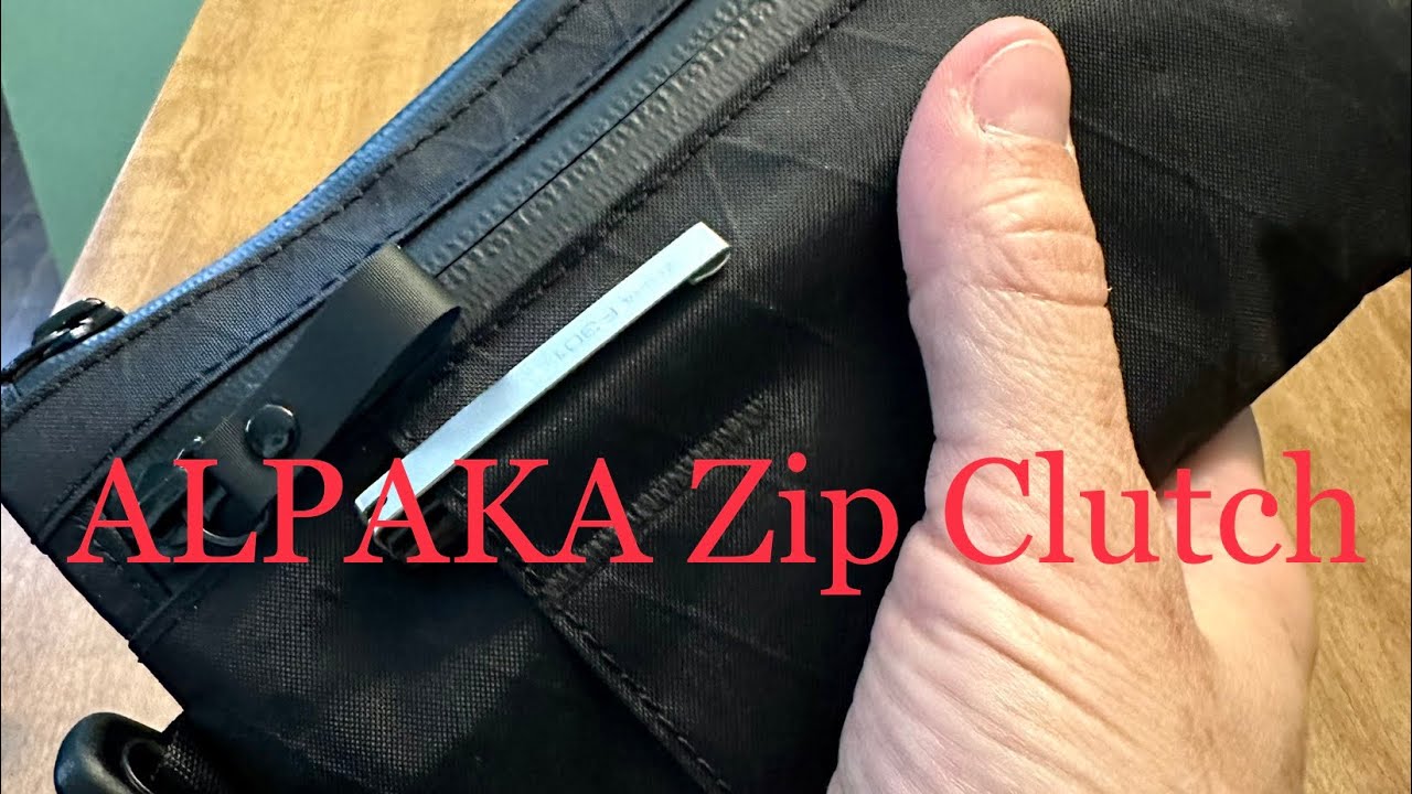 Обзор клатча ALPAKA Zip: слишком минималистичный для меня? #alpakagear #edcwallet #минимализм