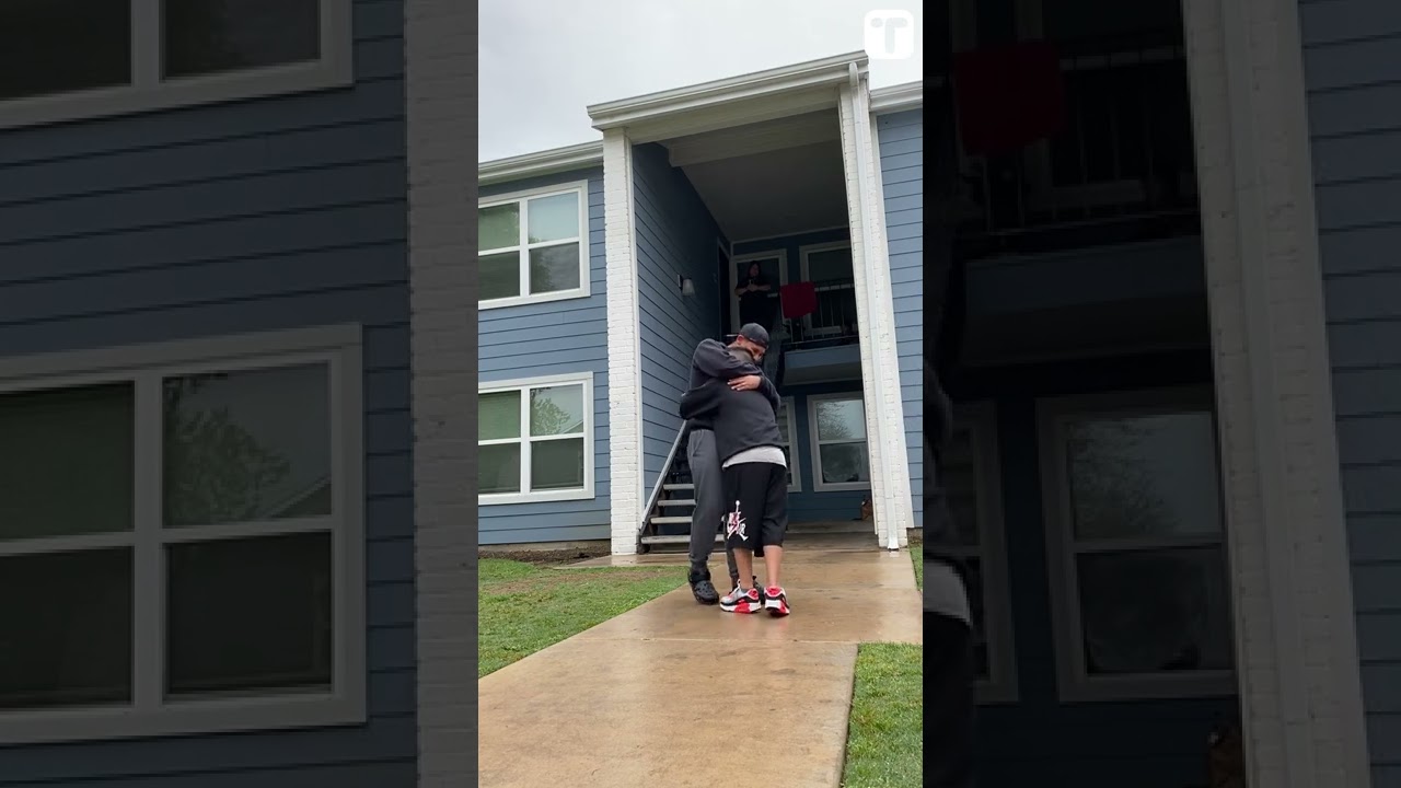 Military Dad Surprises Son Who Thinks He's Meeting Newborn Sister #shorts