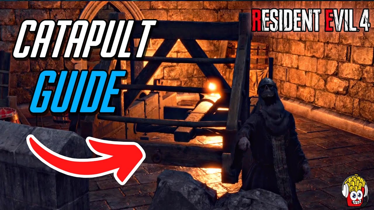 Catapult section EASY Walkthrough | Resident Evil 4 Remake
