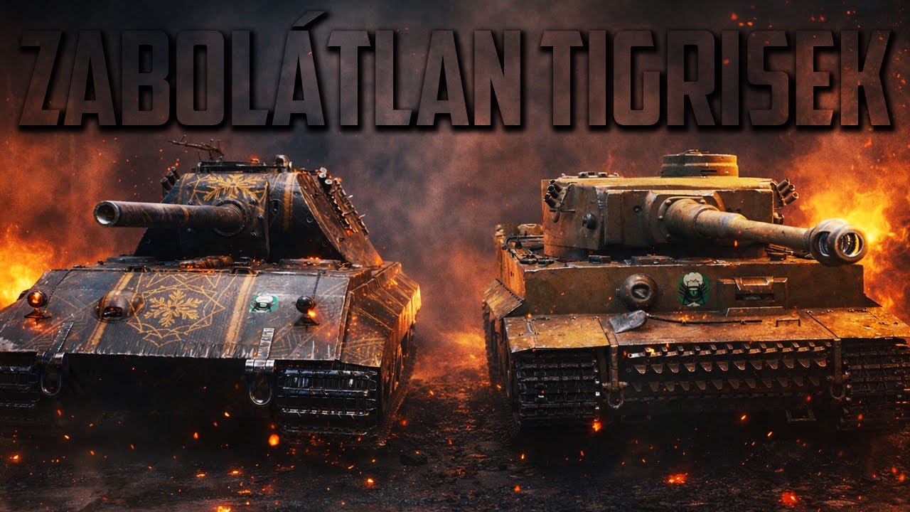 A #tigermaus és a #tiger131 a MEGÁLLÍTHATLAN NÉMET ACÉL