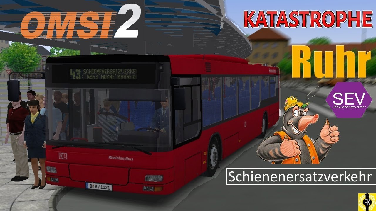OMSI 2 [60 FPS] - RB43 SEV im RUHRGEBIET mit dem NÜ 263 - Let's Play Omsi 2 [#485]
