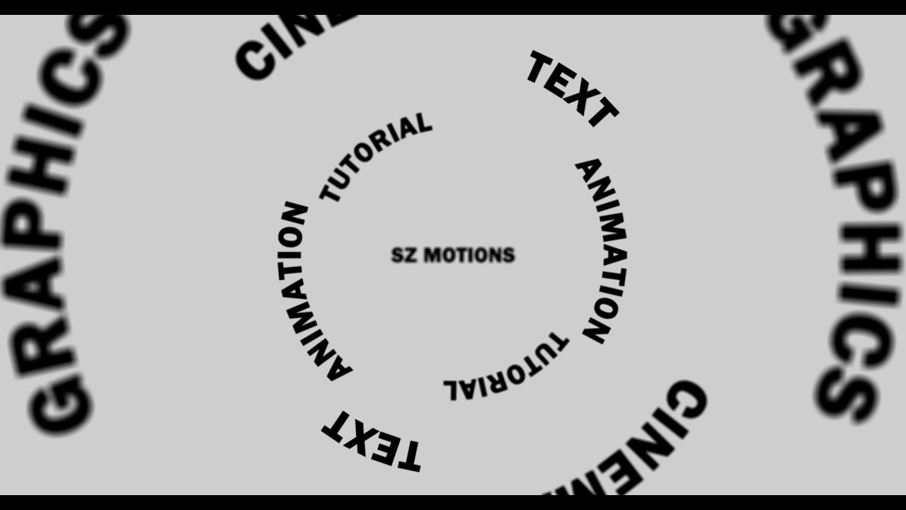 Cinematic Camera Fly Text Animation in After Effects - After Effects Tutorial |  No Plugins