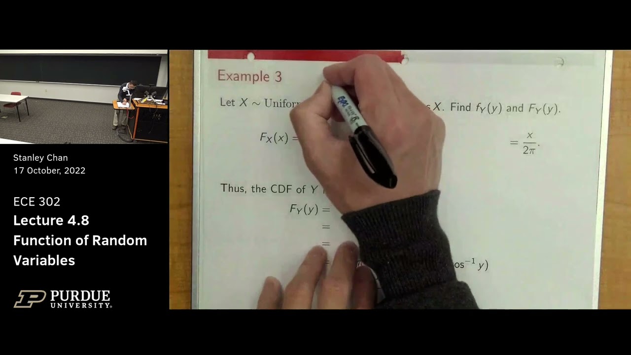 Lecture 20 Function of Random Variables