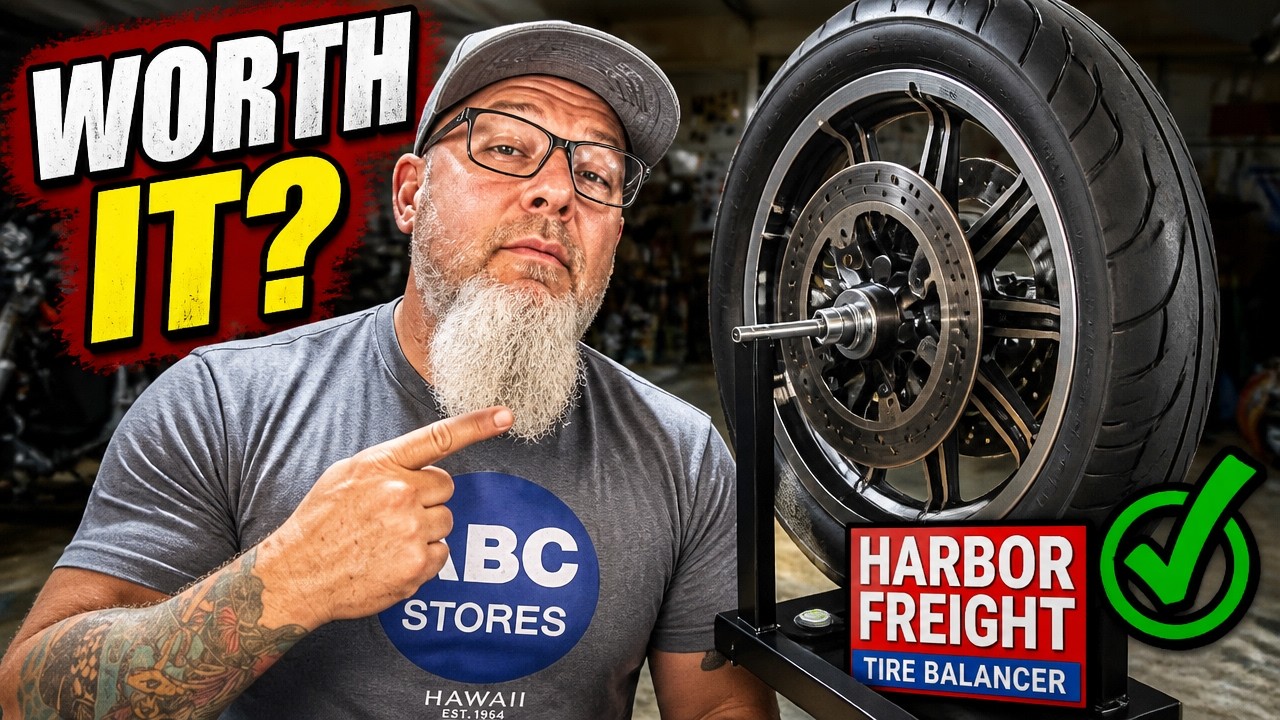 Does the Harbor Freight Motorcycle Tire Balancer REALLY Work?