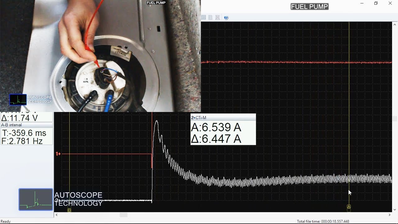 Autoscope Fuel Pump testing