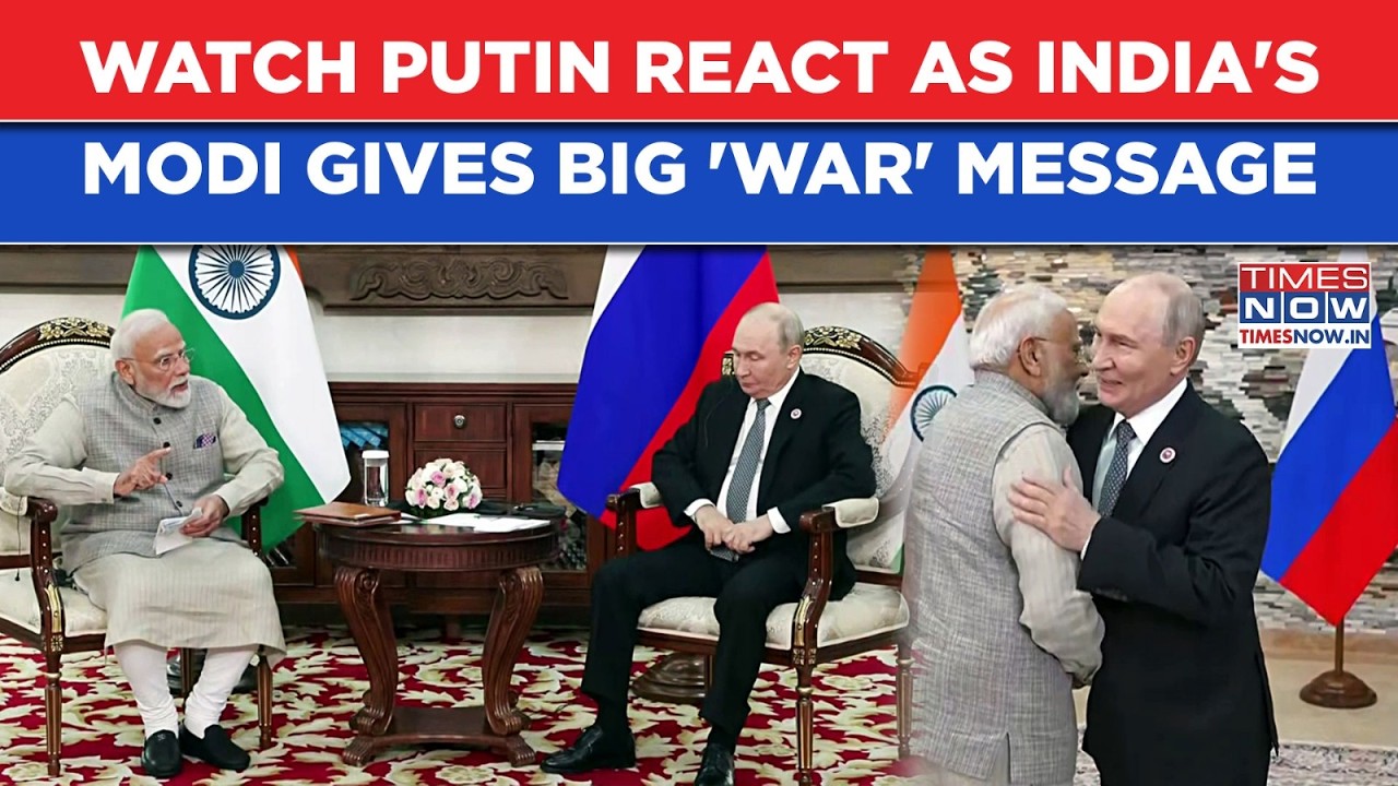 India's Modi, Russia's Putin Meet: Big 'War' Message With BRICS Invitation| SCO In Bishkek| Watch