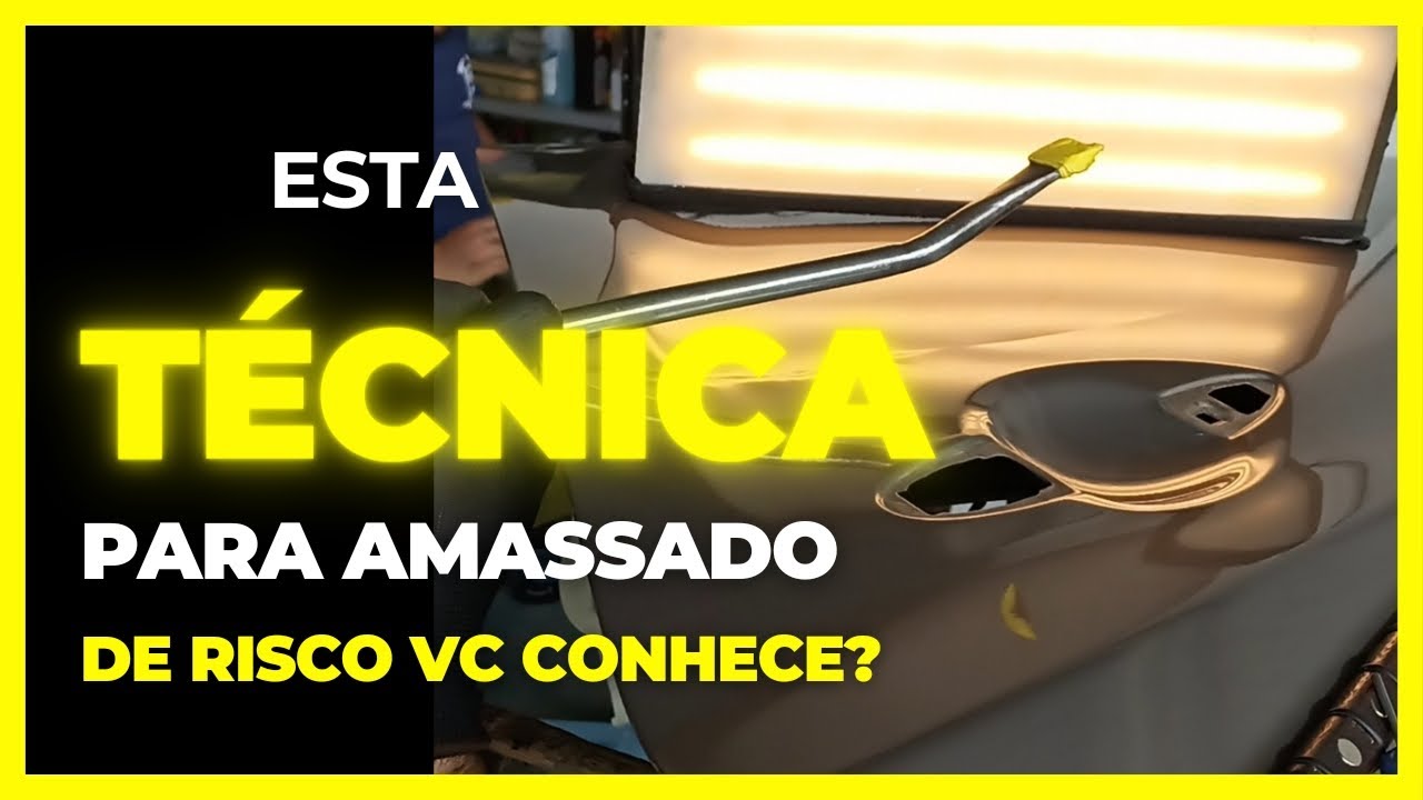 T&eacute;cnica para amassados de risco #martelinhodeouro #funilaria #dentrepair