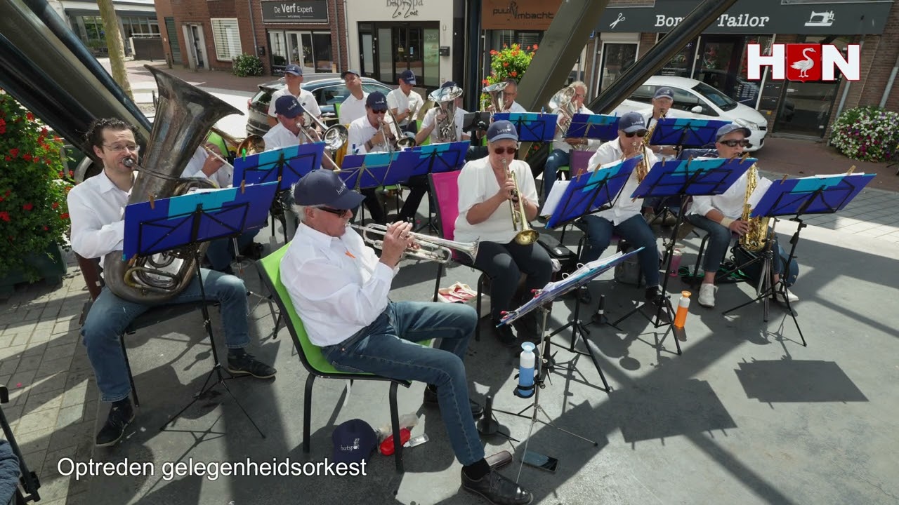 Het G(elegenheids) Orkest blaast Huissen omver...