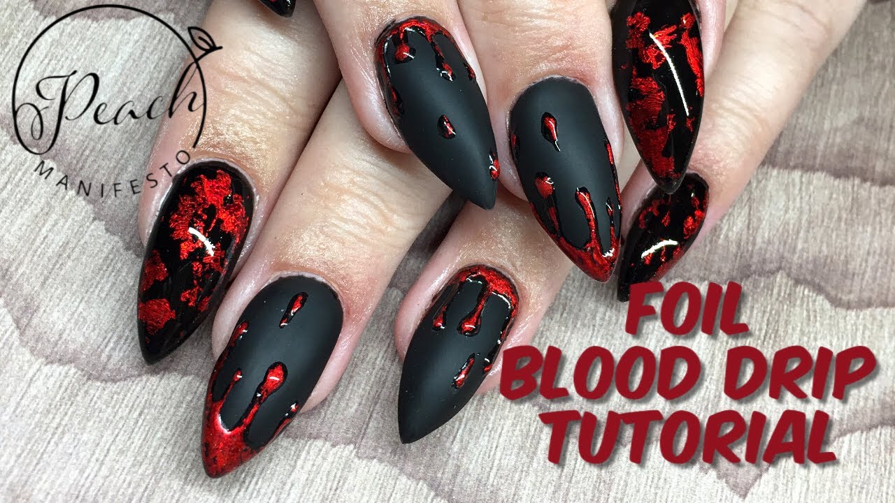 Foil Blood Drips Tutorial !