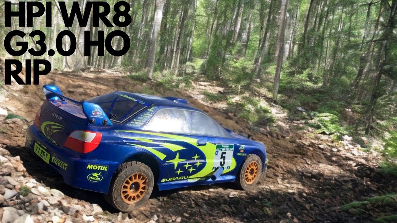 SUBARU IMPREZA WR8 G3.0 HO Nitro rally car RIP 🔥 at the motocross track 🔥