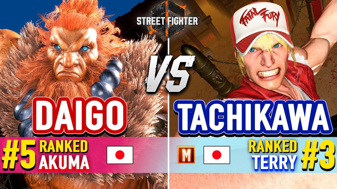 SF6 🔥 DAIGO (#5 Ranked Akuma) vs TACHIKAWA (#3 Ranked Terry) & MAGO (Terry) 🔥 High Level Gameplay