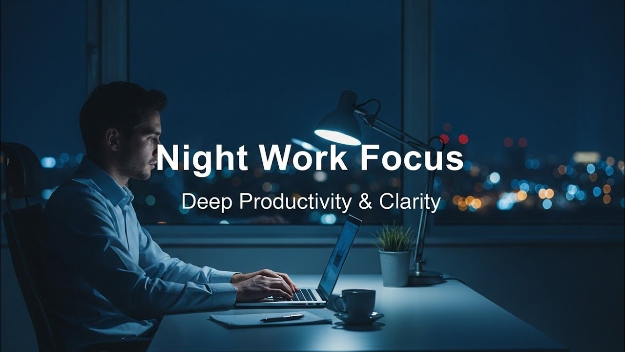 Night Work Focus Music for Deep Productivity & Clarity | AURALITH