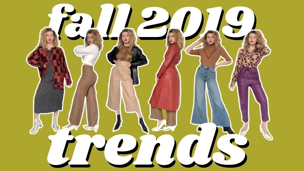 THRIFTING FALL TRENDS! fall 2019 trends thrift haul & outfit ideas